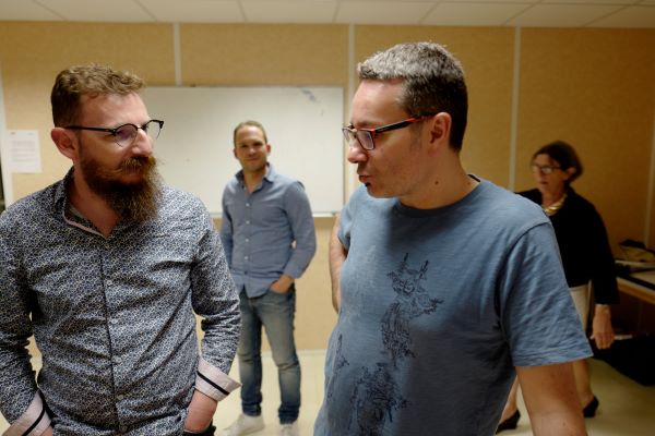 Fabien avec Gérald Vidamment